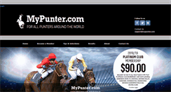 Desktop Screenshot of mypunter.com